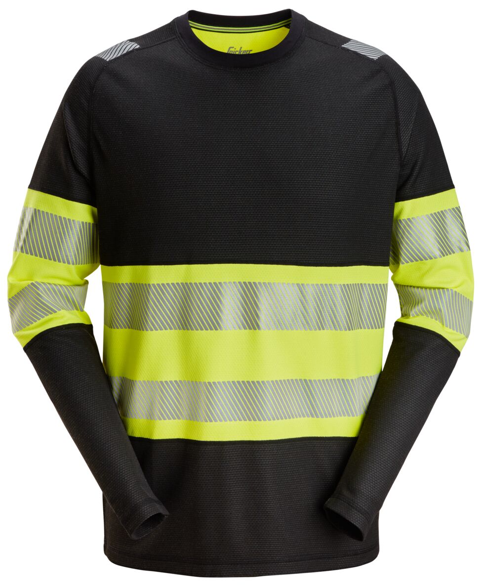 High-Vis Klasse 1 T-shirt met lange mouwen