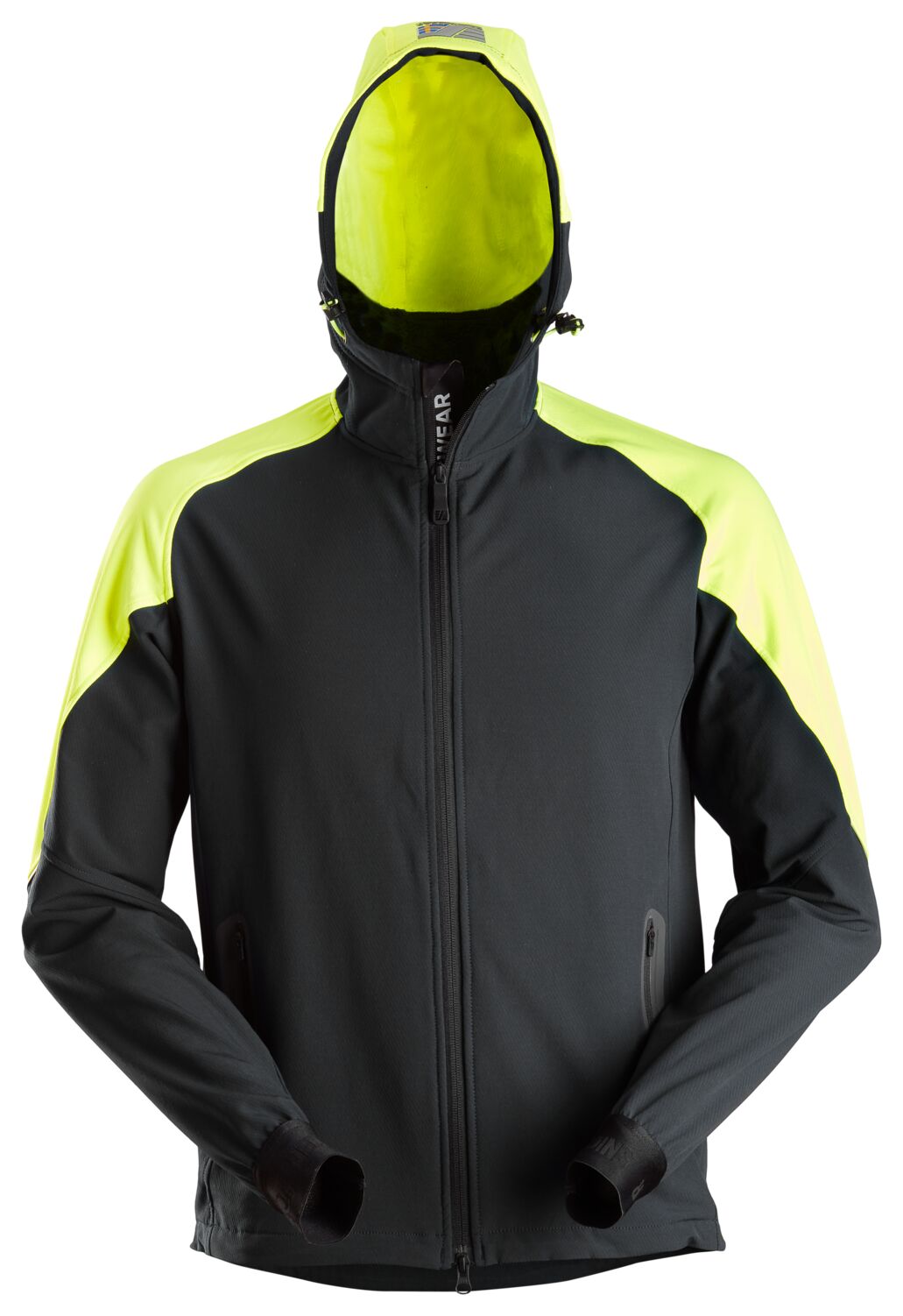 FlexiWork, Neon Hoodie met Rits