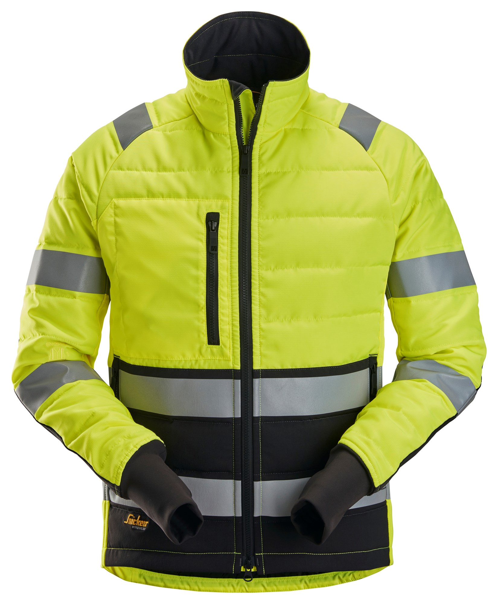 AllroundWork, High-Vis Licht Gewatteerd Jack, Klasse 2
