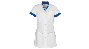 Zorgjasjes - moderne zorgkleding in wit of met accentkleur